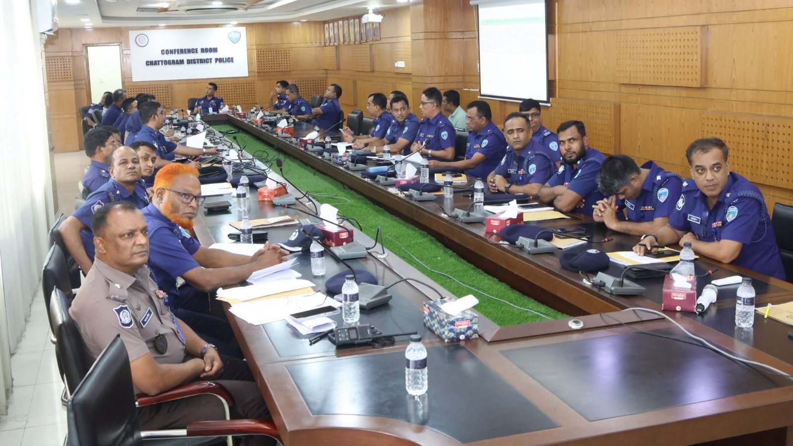 চট্টগ্রাম জেলা পুলিশের মাসিক অপরাধ সভা অনুষ্ঠিত